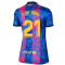 2021-2022 Barcelona Womens 3rd Shirt (F DE JONG 21)