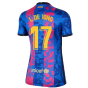 2021-2022 Barcelona Womens 3rd Shirt (L DE JONG 17)