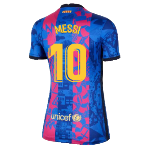 2021-2022 Barcelona Womens 3rd Shirt (MESSI 10)