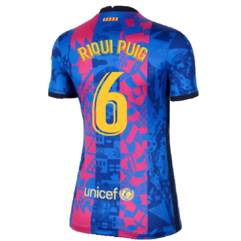 2021-2022 Barcelona Womens 3rd Shirt (RIQUI PUIG 6)