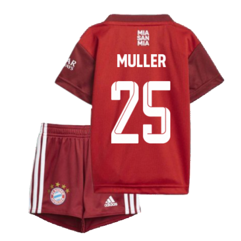 2021-2022 Bayern Munich Home Baby Kit (MULLER 25)