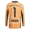 2021-2022 Bayern Munich Home Goalkeeper Shirt (Orange) (MAIER 1)