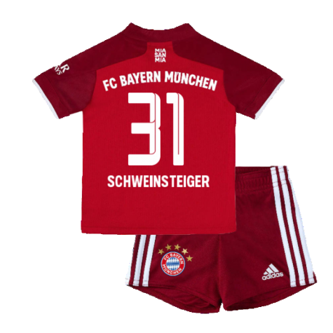 2021-2022 Bayern Munich Home Mini Kit (SCHWEINSTEIGER 31)