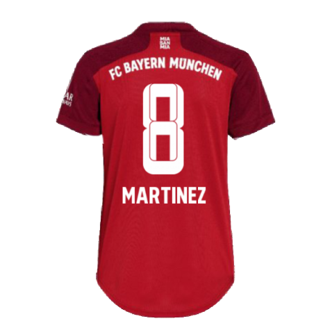 2021-2022 Bayern Munich Home Shirt (Ladies) (MARTINEZ 8)