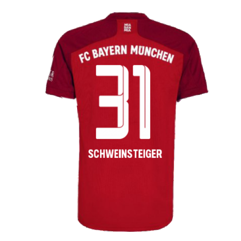 2021-2022 Bayern Munich Home Shirt (SCHWEINSTEIGER 31)