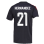 2021-2022 Bayern Munich Training Shirt (Grey) (HERNANDEZ 21)