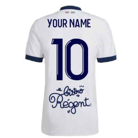 2021-2022 Bordeaux Away Shirt (Your Name)