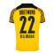 2021-2022 Borussia Dortmund Authentic Home Shirt (BELLINGHAM 22)