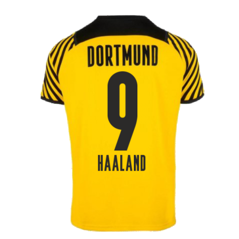 2021-2022 Borussia Dortmund Authentic Home Shirt (HAALAND 9)