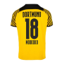2021-2022 Borussia Dortmund Authentic Home Shirt (MOUKOKO 18)