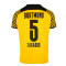 2021-2022 Borussia Dortmund Authentic Home Shirt (ZAGADOU 5)