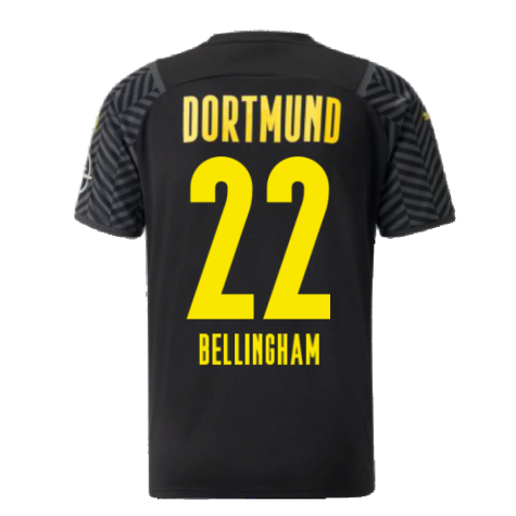 2021-2022 Borussia Dortmund Away Shirt (BELLINGHAM 22)