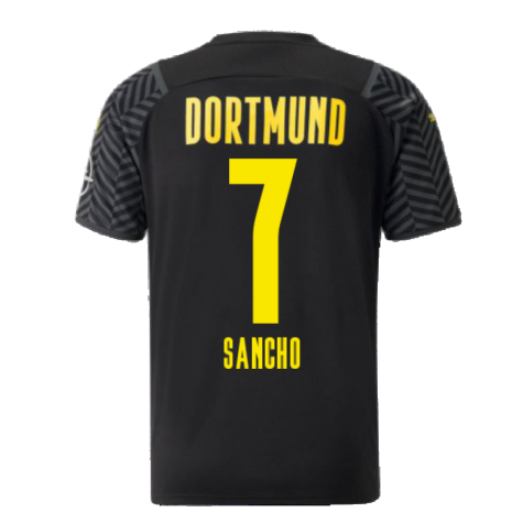2021-2022 Borussia Dortmund Away Shirt (SANCHO 7)