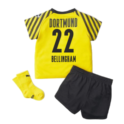 2021-2022 Borussia Dortmund Home Baby Kit (BELLINGHAM 22)