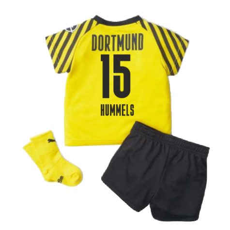 2021-2022 Borussia Dortmund Home Baby Kit (HUMMELS 15)