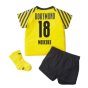 2021-2022 Borussia Dortmund Home Baby Kit (MOUKOKO 18)