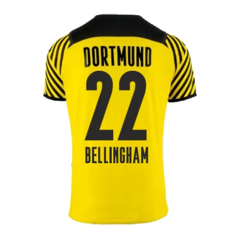 2021-2022 Borussia Dortmund Home Shirt (BELLINGHAM 22)