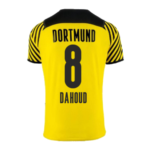 2021-2022 Borussia Dortmund Home Shirt (DAHOUD 8)