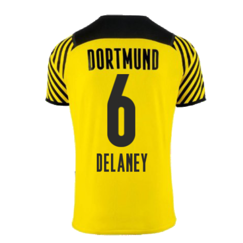 2021-2022 Borussia Dortmund Home Shirt (DELANEY 6)