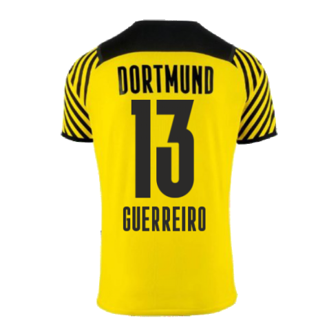 2021-2022 Borussia Dortmund Home Shirt (GUERREIRO 13)