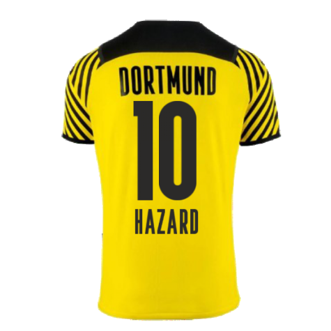 2021-2022 Borussia Dortmund Home Shirt (HAZARD 10)