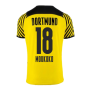 2021-2022 Borussia Dortmund Home Shirt (Kids) (MOUKOKO 18)