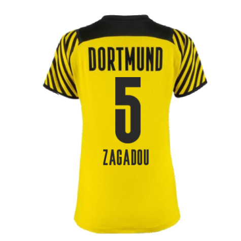2021-2022 Borussia Dortmund Home Shirt (Ladies) (ZAGADOU 5)