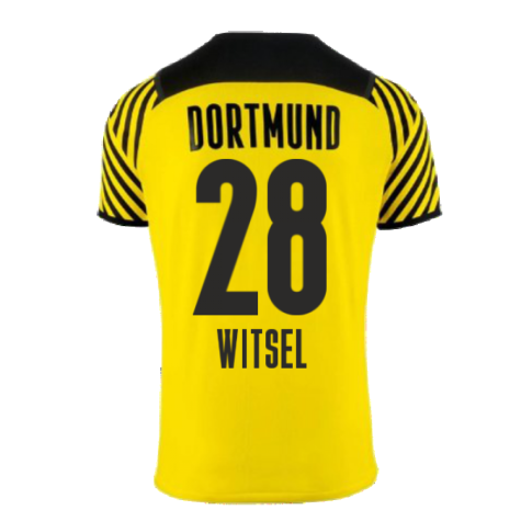2021-2022 Borussia Dortmund Home Shirt (WITSEL 28)