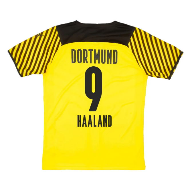 2021-2022 Borussia Dortmund Player Issue Home Shirt (HAALAND 9)