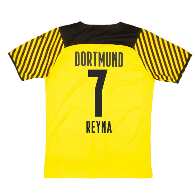 2021-2022 Borussia Dortmund Player Issue Home Shirt (REYNA 7)