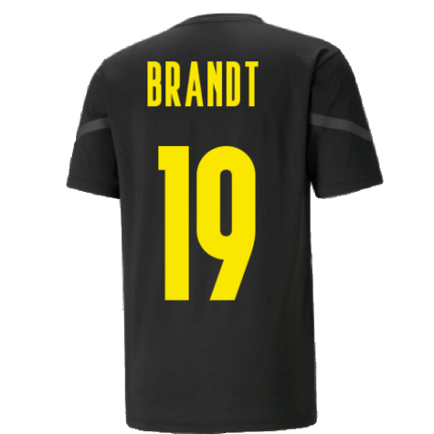 2021-2022 Borussia Dortmund Pre Match Shirt (Black) - Kids (BRANDT 19)
