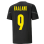2021-2022 Borussia Dortmund Pre Match Shirt (Black) - Kids (HAALAND 9)