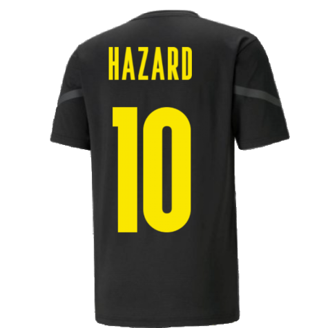2021-2022 Borussia Dortmund Pre Match Shirt (Black) - Kids (HAZARD 10)