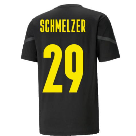 2021-2022 Borussia Dortmund Pre Match Shirt (Black) - Kids (SCHMELZER 29)