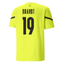 2021-2022 Borussia Dortmund Pre Match Shirt (Yellow) (BRANDT 19)