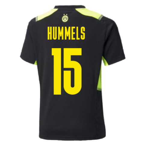 2021-2022 Borussia Dortmund Training Jersey (Black) (HUMMELS 15)