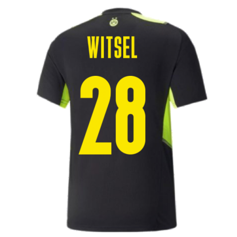 2021-2022 Borussia Dortmund Training Jersey (Black) (WITSEL 28)