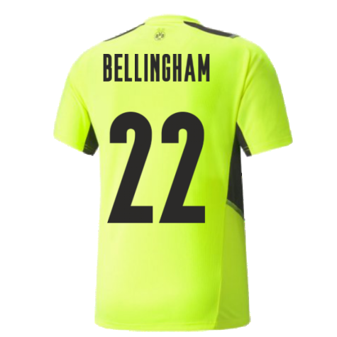 2021-2022 Borussia Dortmund Training Jersey (Yellow) (BELLINGHAM 22)