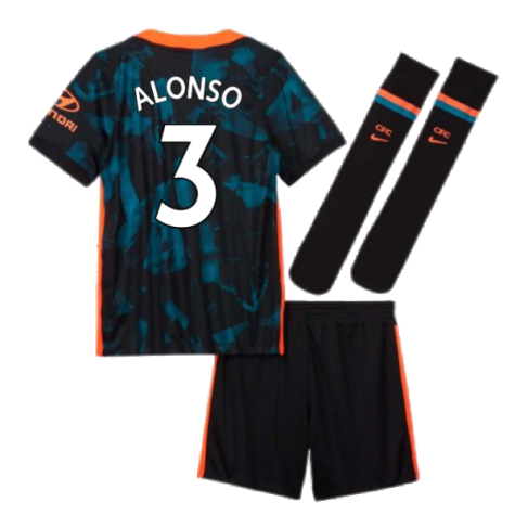 2021-2022 Chelsea 3rd Baby Kit (ALONSO 3)