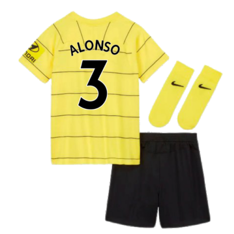 2021-2022 Chelsea Away Baby Kit (ALONSO 3)