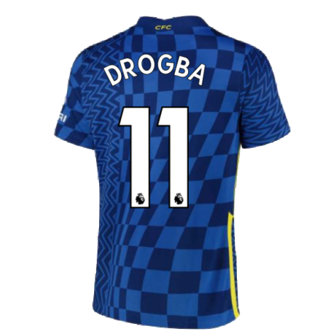 2021-2022 Chelsea Home Shirt (DROGBA 11)