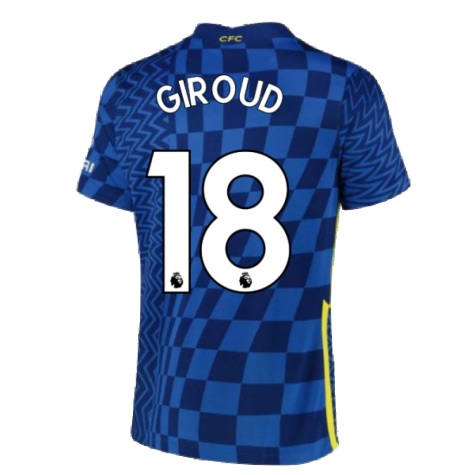 2021-2022 Chelsea Home Shirt (GIROUD 18)