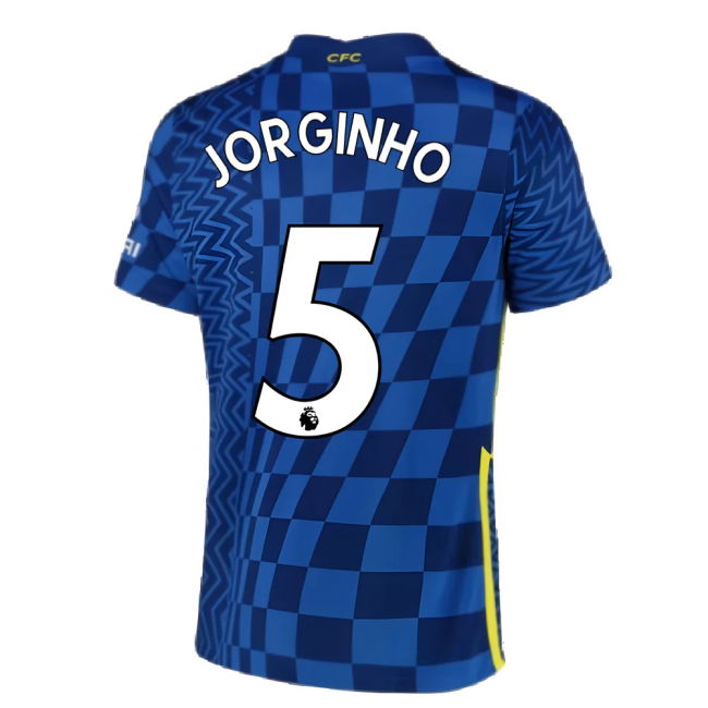 2021-2022 Chelsea Home Shirt (JORGINHO 5)