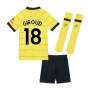 2021-2022 Chelsea Little Boys Away Mini Kit (GIROUD 18)