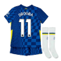 2021-2022 Chelsea Little Boys Home Mini Kit (DROGBA 11)