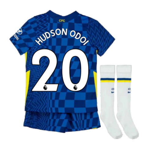 2021-2022 Chelsea Little Boys Home Mini Kit (HUDSON ODOI 20)