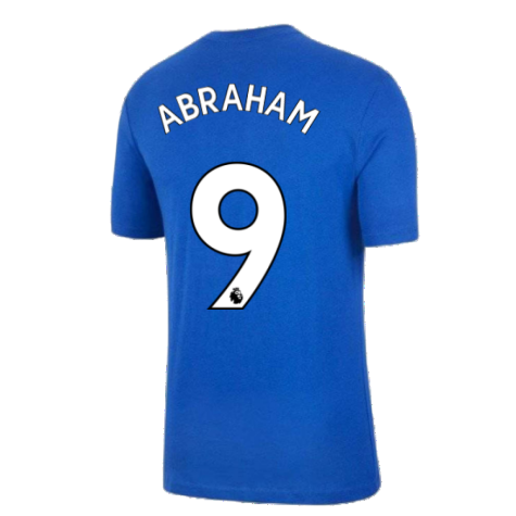 2021-2022 Chelsea Swoosh Club Tee (Blue) (ABRAHAM 9)