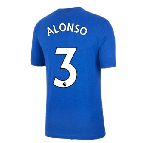 2021-2022 Chelsea Swoosh Club Tee (Blue) (ALONSO 3)