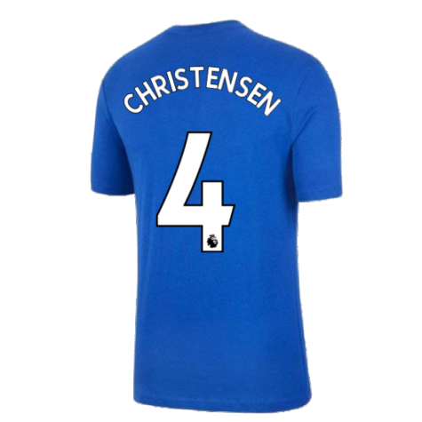 2021-2022 Chelsea Swoosh Club Tee (Blue) (CHRISTENSEN 4)
