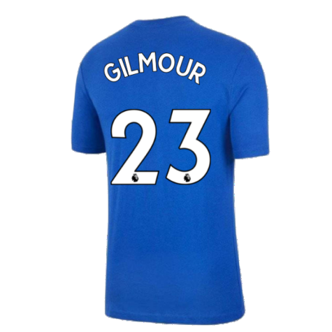 2021-2022 Chelsea Swoosh Club Tee (Blue) (GILMOUR 23)